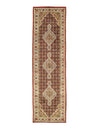 Fine Hand Knotted Silk & wool Tabriz Design Runner 2'8'' X 9'11''