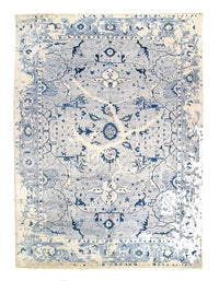 Fine Hand Knotted V.silk Modern rug 9' X 12'