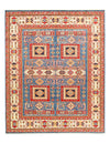 Fine Hand Knotted Kazak rug 8' X 10'