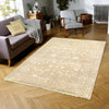 BEIGE TABRIZ silk & wool 6.5 X 9.5