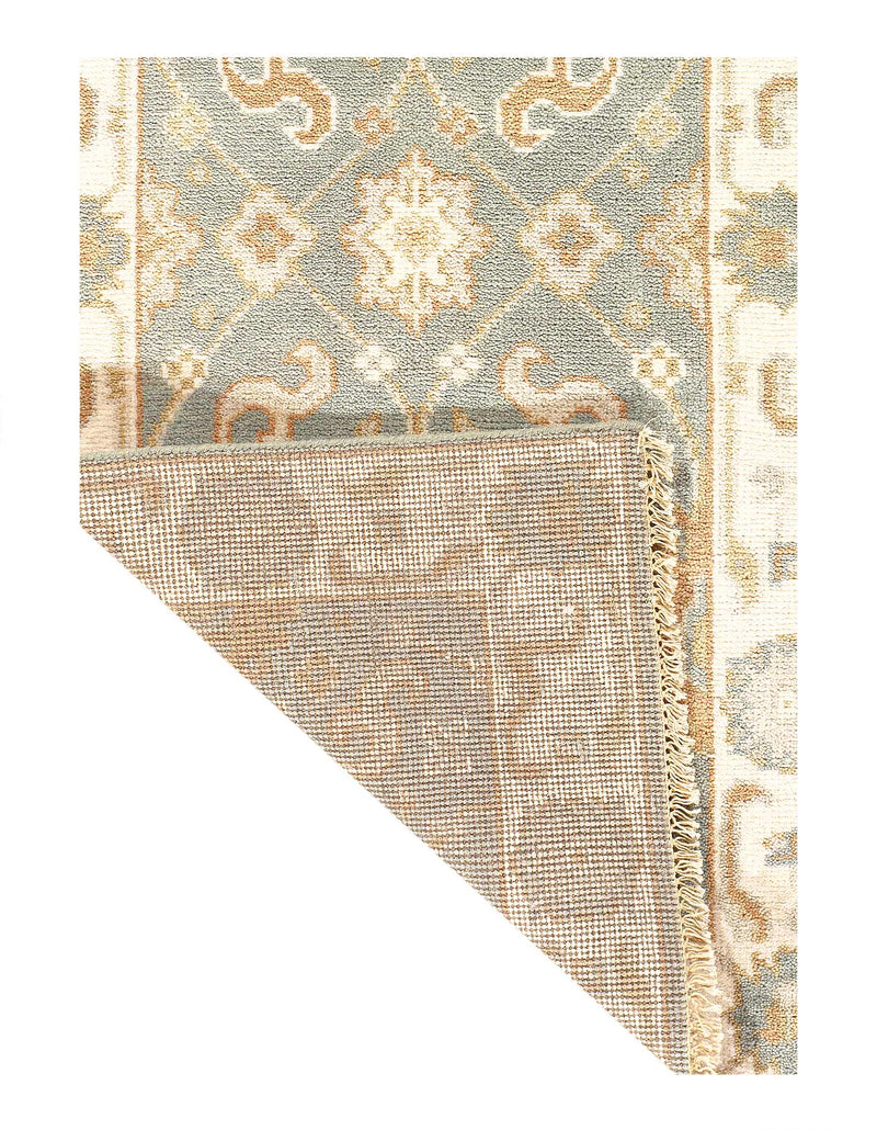 Fine Hand Knotted Oushak Runner 2'7'' X 8'