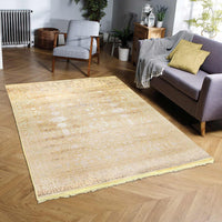 BEIGE TABRIZ Silk & Wool 6.7 X 10