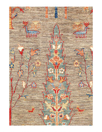 Fine Hand Knotted Kazak rug 4'11'' X 6'6''