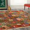 Multi color Flat weave kilim 6' 6'' X 9' 11''