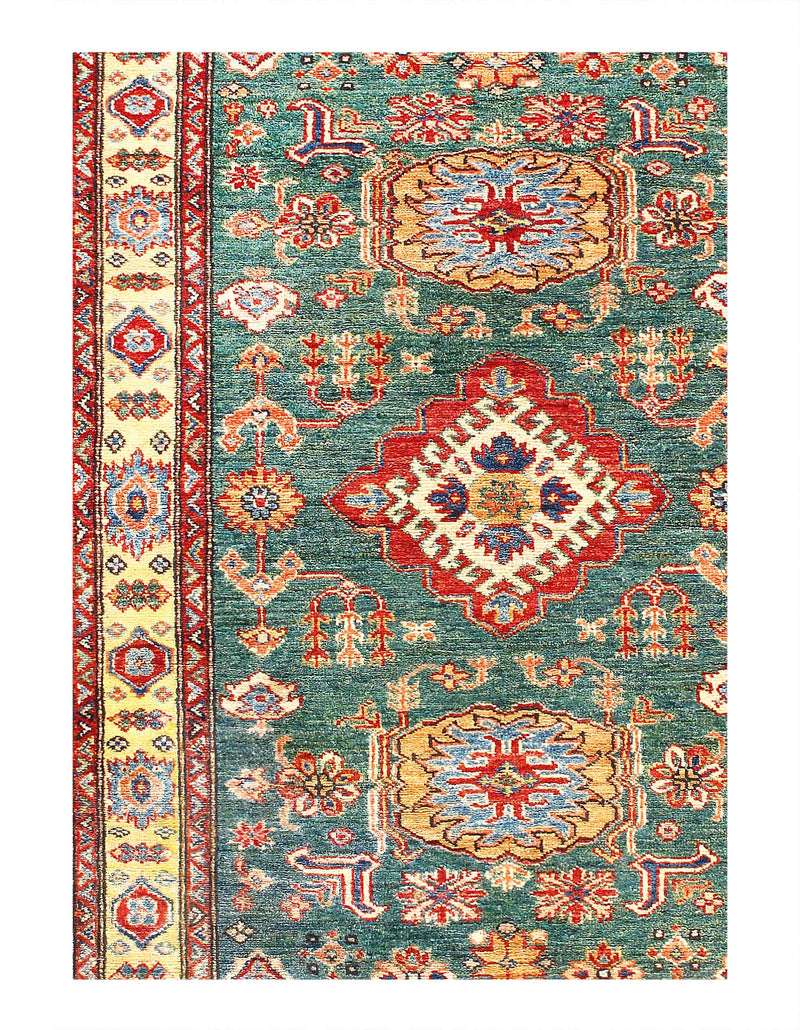 Fine Hand Knotted Kazak rug 3'5'' X 5'