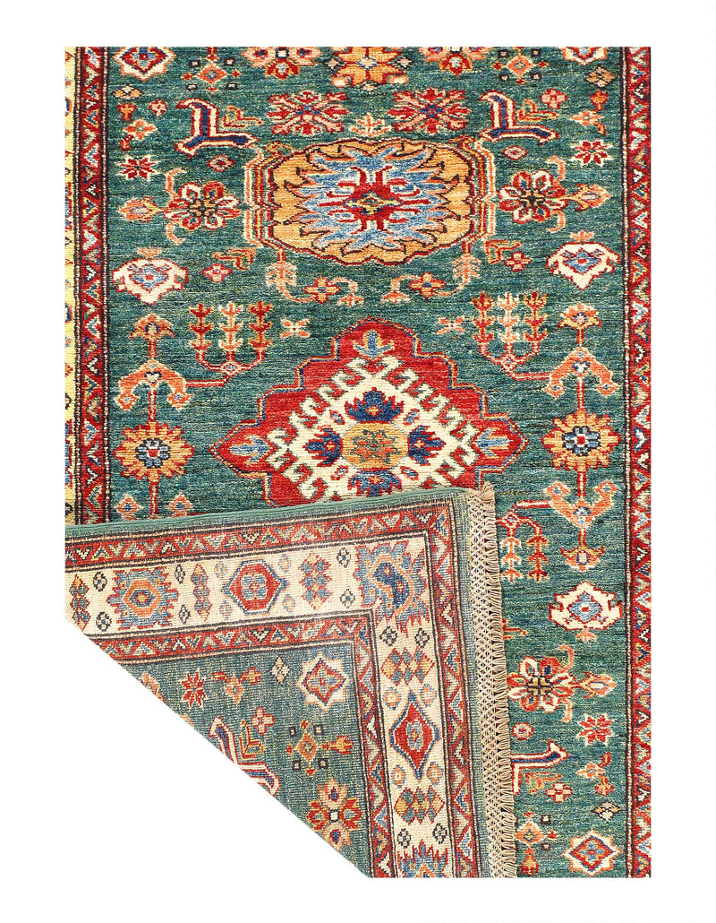 Fine Hand Knotted Kazak rug 3'5'' X 5'