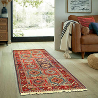 Multi color Runner Yalameh 2'.7''x 6'.7''