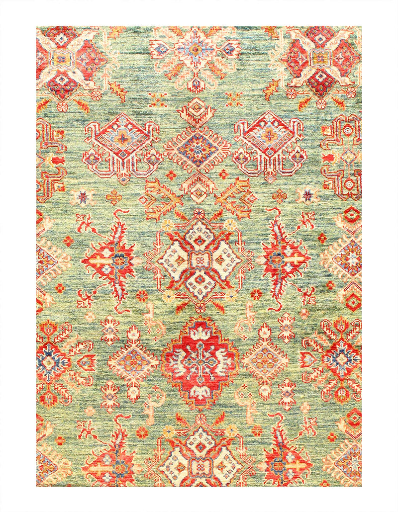 Fine Hand Knotted Kazak rug 5'9'' X 8'7''