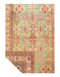 Fine Hand Knotted Kazak rug 5'9'' X 8'7''