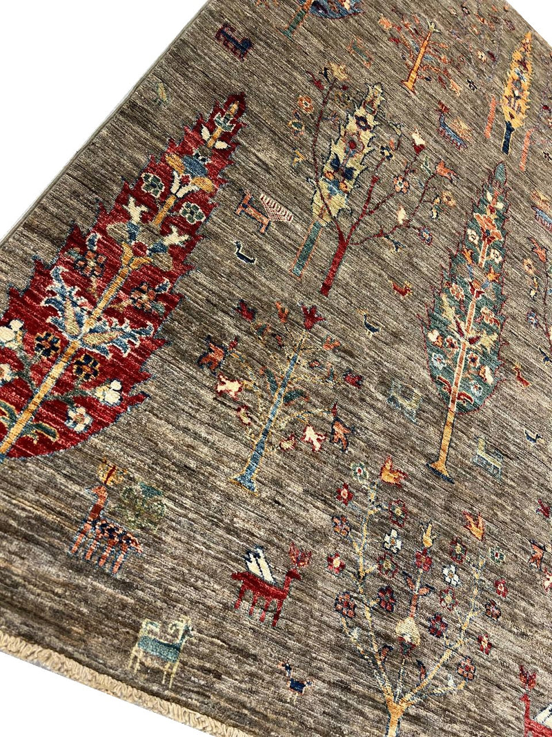 Fine Hand Knotted Kazak rug 4'11'' X 6'6''