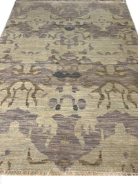 Fine Hand Knotted Modern Rug 4' X 6'