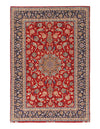 Fine Hand Knotted Persian silk & wool Isfahan 5'2'' X 7'7''