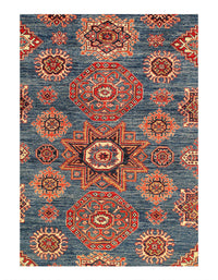 Fine Hand Knotted Kazak rug 8' X 10'2''