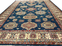 Fine Hand Knotted Kazak rug 9' X 12'3''