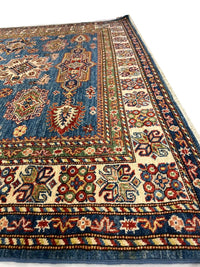 Fine Hand Knotted Kazak rug 5'9'' X 8'