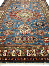 Fine Hand Knotted Kazak rug 5'9'' X 8'