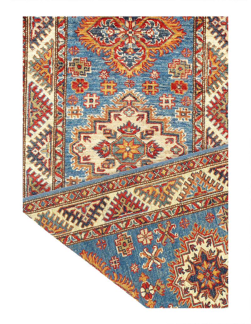 Fine Hand Knotted Kazak runner 2' 6''X 7'