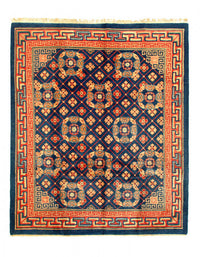 Fine Hand Knotted Antique Tabetan rug 8'3'' X 9'8''