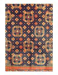 Fine Hand Knotted Antique Tabetan rug 8'3'' X 9'8''