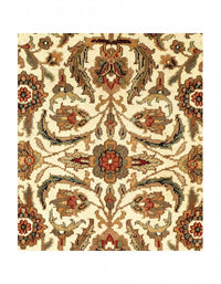 Fine Hand Knotted Agra Round rug 6'1'' X 6'1''