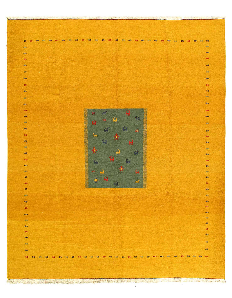 Gold Sumac Gabbeh Design 8' X 10'