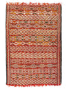 Fine Hand Knotted Flat Weave Moroccan 5'6" x 8'