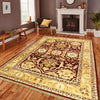 Brown Fine Hand Knotted Agra rug 9' X 12'