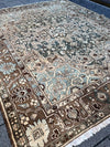 L .Brown Persian Antique Bakhtiari 10' X 13'