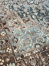 L .Brown Persian Antique Bakhtiari 10' X 13'