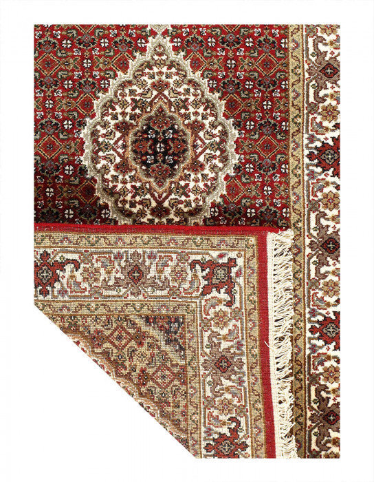 Tabriz Design Mahi Design Silk & Wool 2'8" X 8'