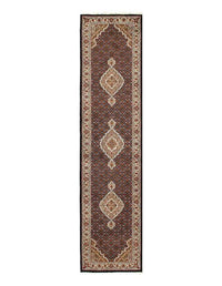 Fine Tabriz Design Runner Sill Wool 2'8"X12'