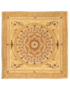 Beige Fine Hand Knotted Abusson Rug 9'8" x 9'8"