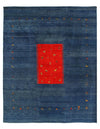 Blue Hand Knotted Gabbeh Rug 8' X 10'