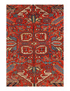 Rust Persian Antique Serapi Rug 7' X 10'