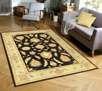 Hand-Knotted Farahan Area Rug - 4'2" X 6'1"