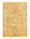 Beige Color Fine Hand Knotted Tabriz Design 10' X 14'