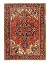 Rust Persian Antique Heriz Rug 6'8" X 9'4''