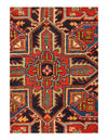 Rust Persian Antique Heriz Rug 6'8" X 9'4''