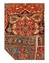 Rust Persian Antique Heriz Rug 7'5" X 10'3"