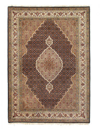 Tabriz Design Mahi Design Silk & Wool Rug 4'8" X 6'6"