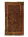 Tabriz Design Hand knotted Herati Design Rug 9' X 18'