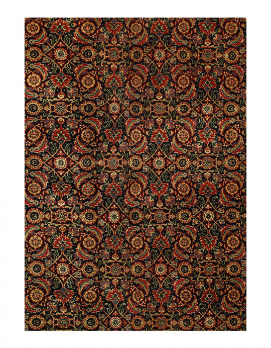 Tabriz Design Hand knotted Herati Design Rug 9' X 18'