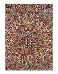 Fine silk & wool Persian Tabriz Design 8'2'x11'4"