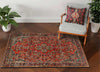 Fine Hand Knotted Antique Persian sarouk 3'4'' X 4'11''