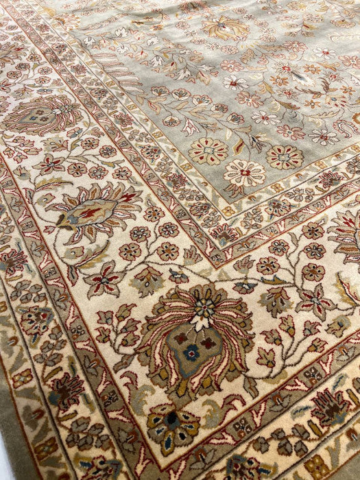 Fine Hand Knotted Persian sarouk Design 10' X 14'