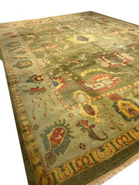 Fine Hand Knotted Persian Design sultanabad rug 10' X 14'