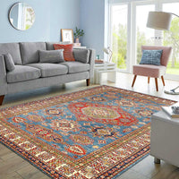 Fine Hand Knotted Kazak rug 5'9'' X 8'