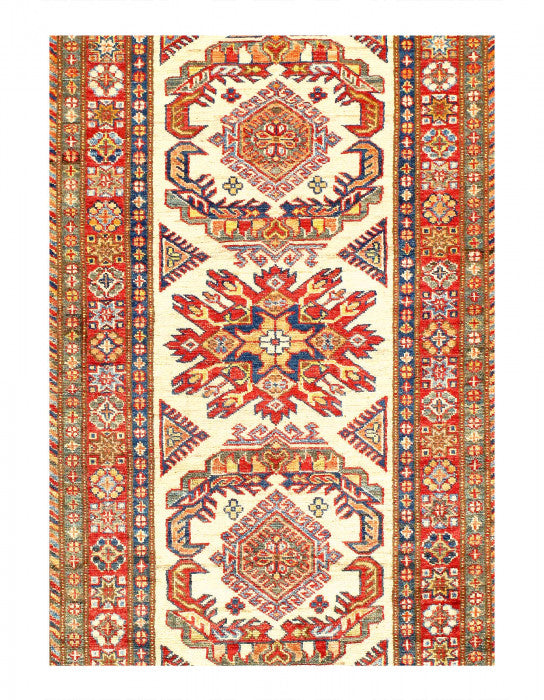 Super Kazak Lamb's Wool Runne 2'8" X 11'7"