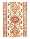 Ivory Super Kazak Lamb's Wool Runne 2'8" X 13'6"