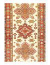 Ivory Super Kazak Lamb's Wool Runner 2'7" X 12'7"